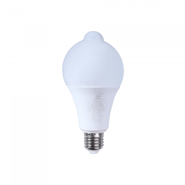 Lamp-SensorDar-12W-CIE-NazerKala-600x600 (1) لامپ ال ای دی سنسوردار 12 وات مدل حبابی مهتابی پارس اروند الکتریک - Image 1