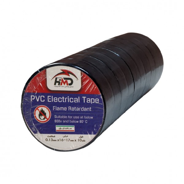 chasb-nazer2-600x600 چسب برق 10 یاردی اچ ام دی HMD مشکی - Image 1