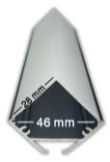 61 قاب لاینر روکار کنجی (دو لاین) - Image 1